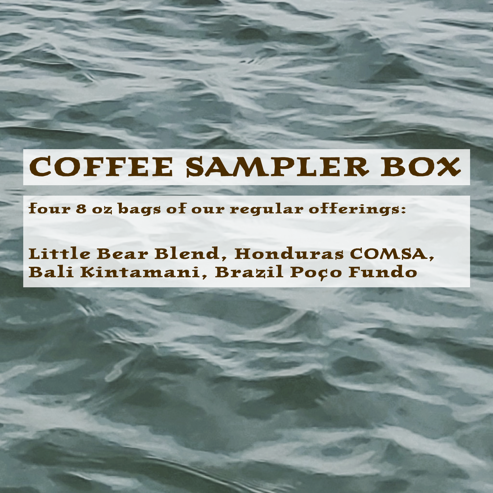 Coffee Sampler Box