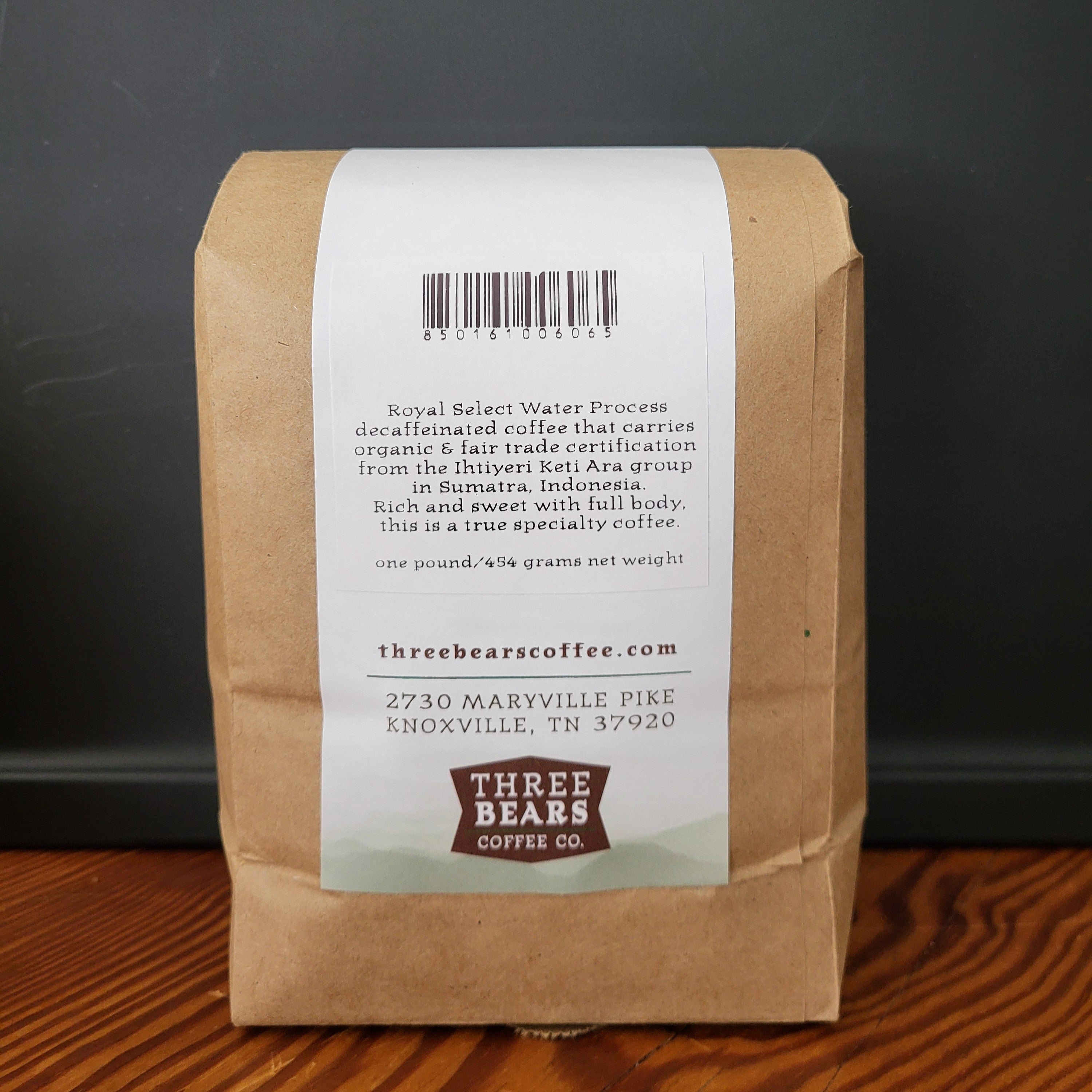 Sumatra Mandheling Decaf
