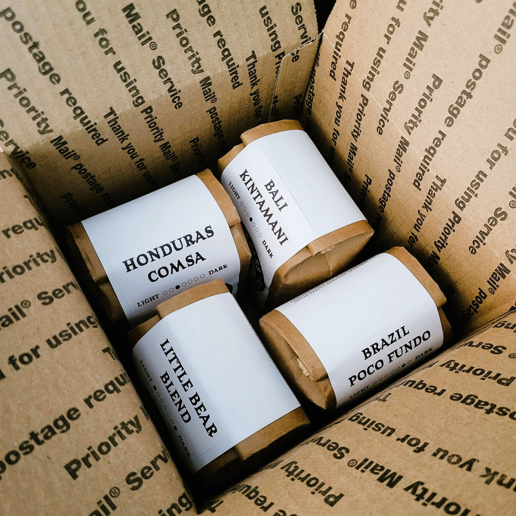 Sampler Box Design Coffee Sampler Box – Three Bears Coffee Company
